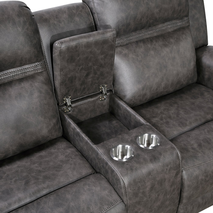 8347CRC-2 Double Reclining Love Seat with Center Console image