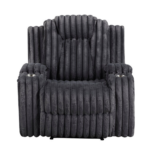 8348DGY-1 Reclining Chair With Cup Holders image