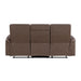 8360BRW-3 Double Reclining Sofa with Drop-down Cup Holders image
