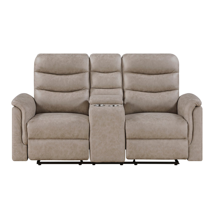 8360TPE-2 Double Glider Reclining Love Seat with Center Console image