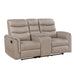 8360TPE-2 Double Glider Reclining Love Seat with Center Console image