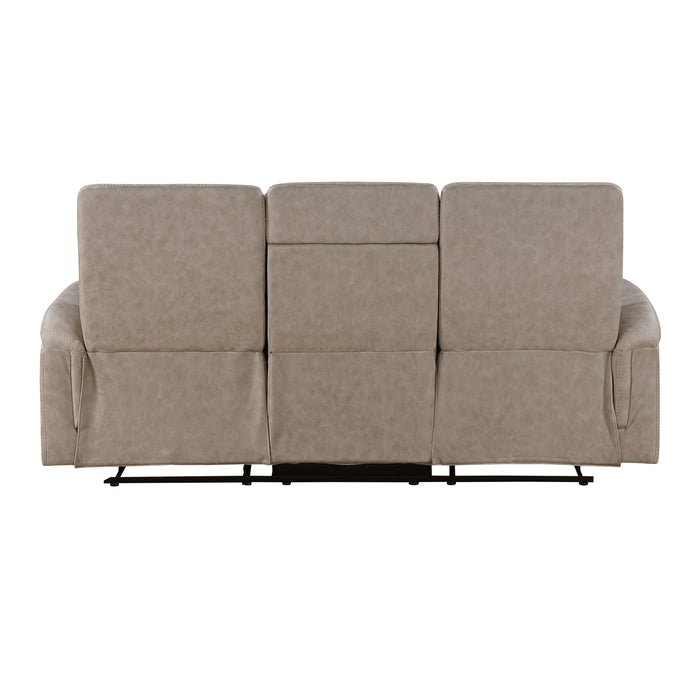 8360TPE-3 Double Reclining Sofa with Drop-down Cup Holders image