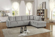 Emilio 2-Piece Reversible Sectional with Chaise in Taupe - 8367TP* - FAMSA Furniture (TX)