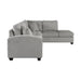 Emilio 2-Piece Reversible Sectional with Chaise in Taupe - 8367TP* - FAMSA Furniture (TX)