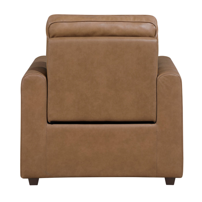 8368BRW-A1PW Power Reclining Chair with Rounded Track Arms image