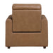 8368BRW-A1PW Power Reclining Chair with Rounded Track Arms image