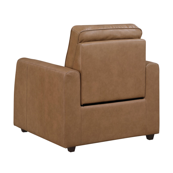 8368BRW-A1PW Power Reclining Chair with Rounded Track Arms image