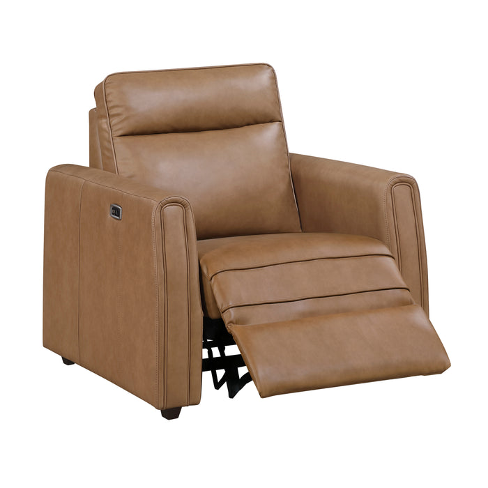 8368BRW-A1PW Power Reclining Chair with Rounded Track Arms image