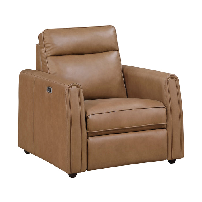 8368BRW-A1PW Power Reclining Chair with Rounded Track Arms image