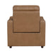 8368BRW-A2PW Power Reclining Chair with Curved Track Arms image