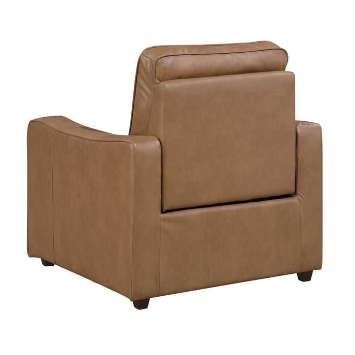 8368BRW-A2PW Power Reclining Chair with Curved Track Arms image