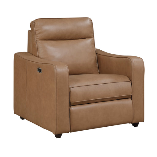 8368BRW-A2PW Power Reclining Chair with Curved Track Arms image