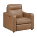 8368BRW-A2PW Power Reclining Chair with Curved Track Arms image