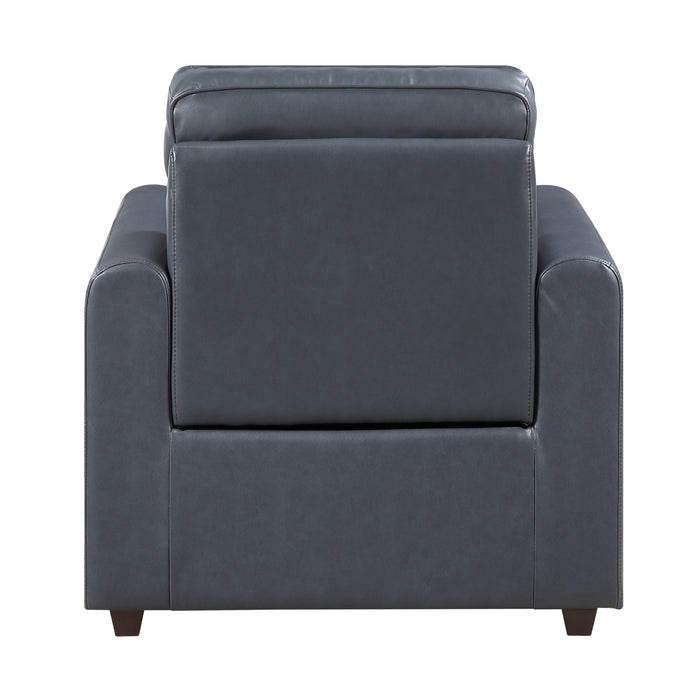 8368NVY-A1PW Power Reclining Chair with Rounded Track Arms image