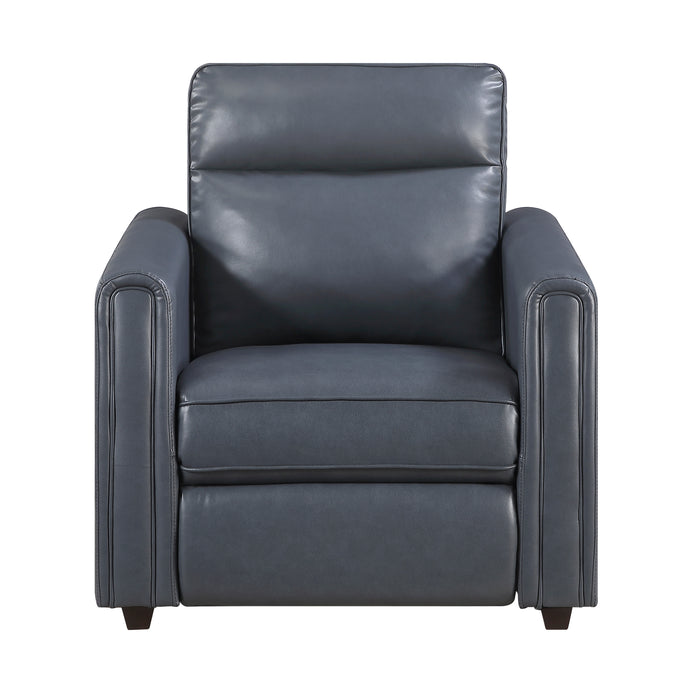 8368NVY-A1PW Power Reclining Chair with Rounded Track Arms image