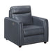 8368NVY-A1PW Power Reclining Chair with Rounded Track Arms image