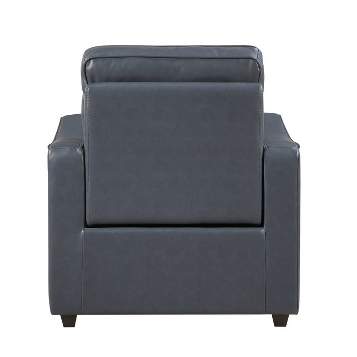 8368NVY-A2PW Power Reclining Chair with Curved Track Arms image