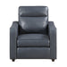 8368NVY-A2PW Power Reclining Chair with Curved Track Arms image