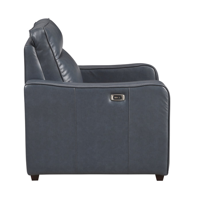 8368NVY-A2PW Power Reclining Chair with Curved Track Arms image