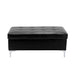 Barrington Ottoman in Black - 8378BLK-4 - FAMSA Furniture (TX)