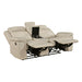 8379BEG-2 Double Reclining Love Seat with Center Console and Receptacles image