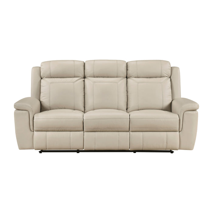 8379BEG-3 Double Reclining Sofa image