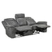 8379DGY-3 Double Reclining Sofa image