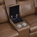8379TBR-2 Double Reclining Love Seat with Center Console and Receptacles image