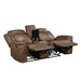 8379TBR-2 Double Reclining Love Seat with Center Console and Receptacles image