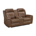 8379TBR-2 Double Reclining Love Seat with Center Console and Receptacles image