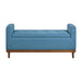 Brigitte Lift Top Storage Bench in Blue - 4590BU - FAMSA Furniture (TX)