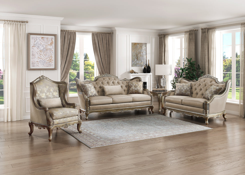 Florentina Accent Chair in Other/Metallic Accent - Traditional - 8412-1 - FAMSA Furniture (TX)