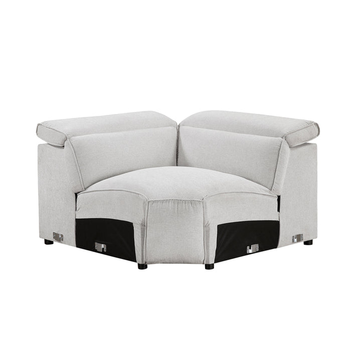 8414GRY-CR Corner Seat image