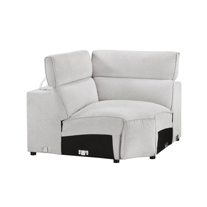 8414GRY-CR Corner Seat image