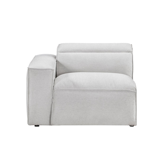 8414GRY-LRPWH Power Left Side Reclining Chair with Power Headrest and Charging Ports image