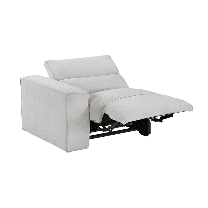 8414GRY-LRPWH Power Left Side Reclining Chair with Power Headrest and Charging Ports image