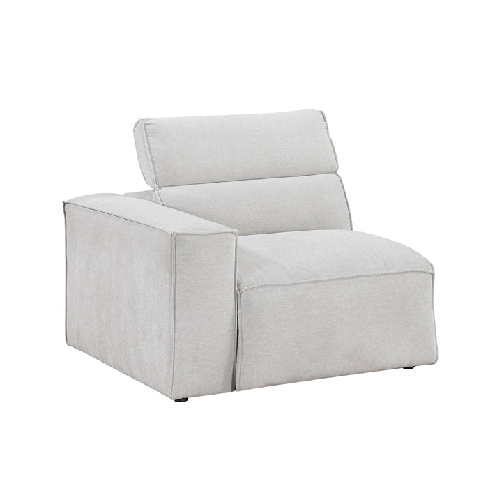8414GRY-LRPWH Power Left Side Reclining Chair with Power Headrest and Charging Ports image