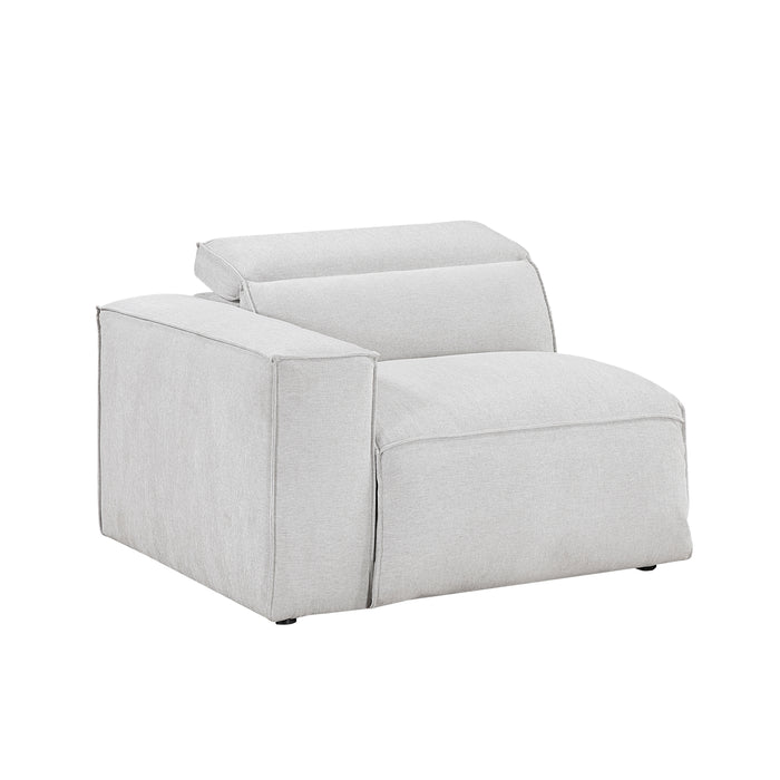 8414GRY-LRPWH Power Left Side Reclining Chair with Power Headrest and Charging Ports image