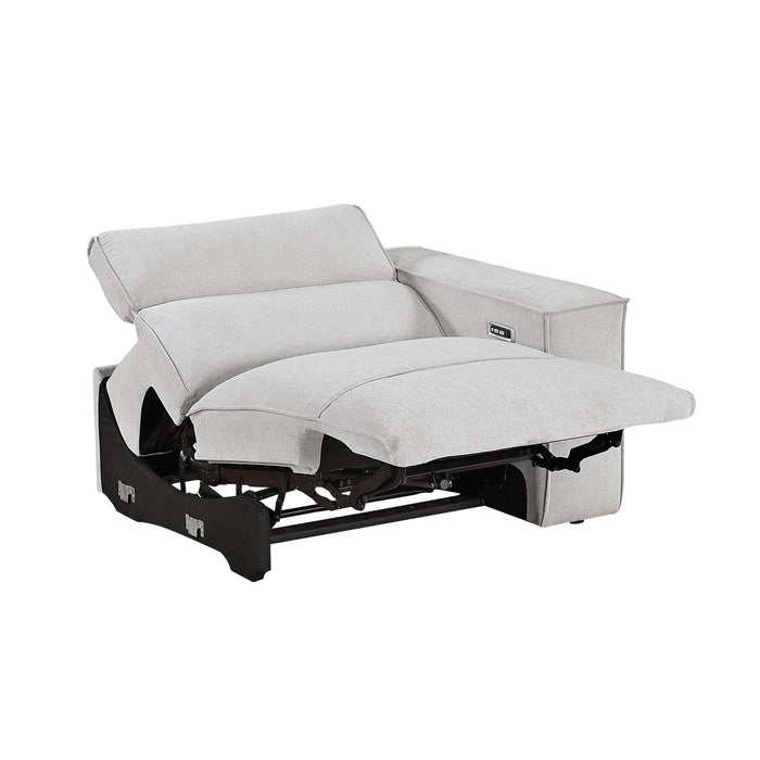 8414GRY-RRPWH Power Right Side Reclining Chair with Power Headrest and Charging Ports image