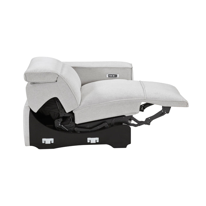 8414GRY-RRPWH Power Right Side Reclining Chair with Power Headrest and Charging Ports image