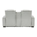 8455GRY-2 Double Reclining Love Seat with Center Console, Wireless Speakers, Storage Arms, Cup holders and LED image