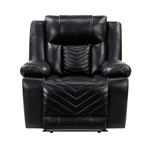 8457BLK-1PW Power Reclining Chair With Led And Charging Ports image