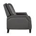 Berenson Push Back Reclining Chair in Gray - 8504GRY-1 - FAMSA Furniture (TX)
