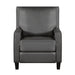Berenson Push Back Reclining Chair in Gray - 8504GRY-1 - FAMSA Furniture (TX)