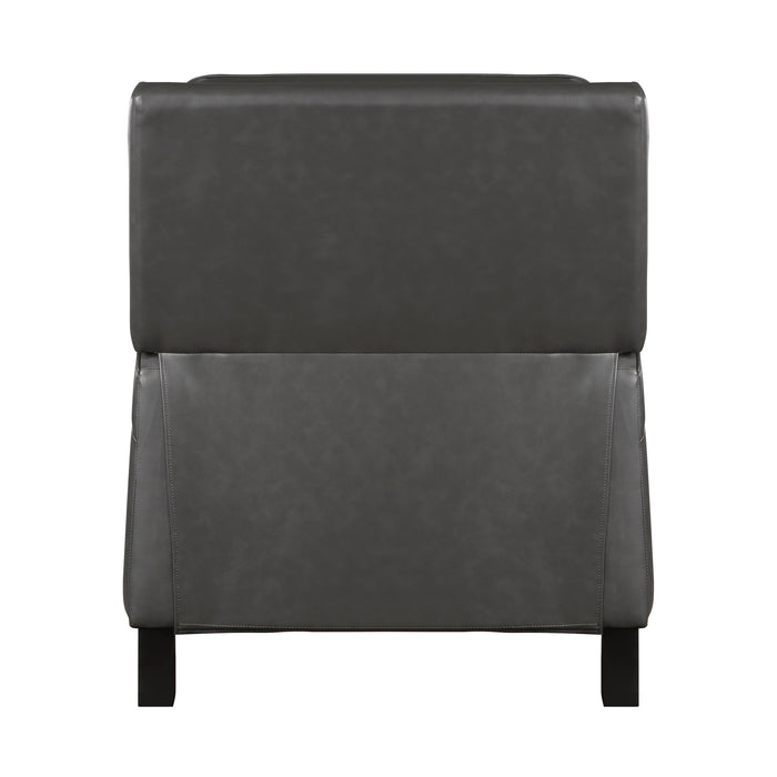 Berenson Push Back Reclining Chair in Gray - 8504GRY-1 - FAMSA Furniture (TX)