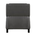 Berenson Push Back Reclining Chair in Gray - 8504GRY-1 - FAMSA Furniture (TX)