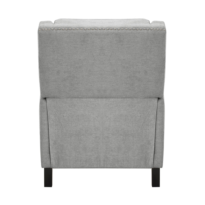 Banks Push Back Reclining Chair in Gray - 8505GY-1 - FAMSA Furniture (TX)