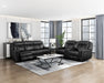 8516BK-2 Double Reclining Love Seat with Center Console, Receptacles and USB Ports image