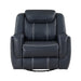 Littleton Swivel Glider Reclining Chair in Blue - 8516BU-1 - FAMSA Furniture (TX)