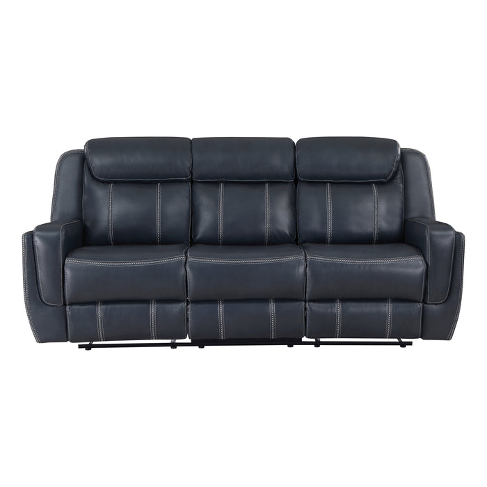Littleton 2pc Set: Sofa, Love in Blue - 8516BU*2 - FAMSA Furniture (TX)